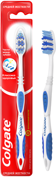 Зубная щетка COLGATE Классика Здоровья 1шт средней жесткости