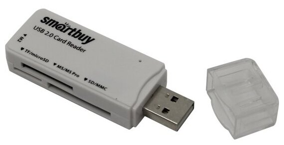 Картридер Smartbuy 749 USB 2.0 white