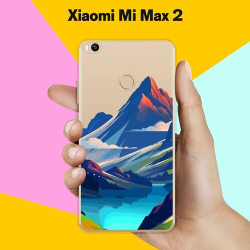 Силиконовый чехол на Xiaomi Mi Max 2 Горы 10 / для Сяоми Ми Макс 2