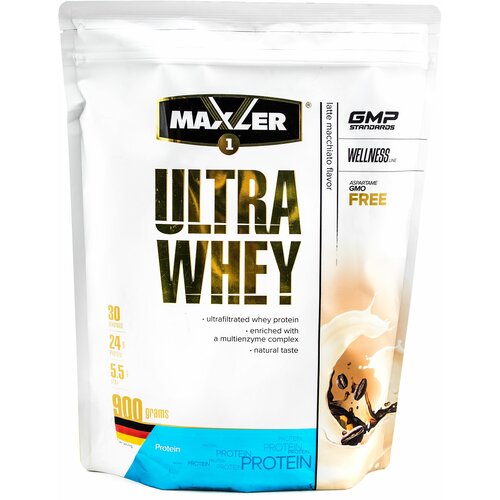 Протеин Maxler Ultra Whey, 900 гр., латте-макиато