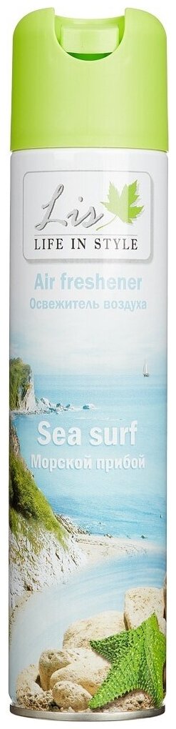 Освежитель воздуха Lis Морской Прибой 300 мл, аэрозоль