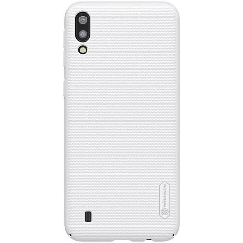 Накладка пластиковая Nillkin Frosted Shield для Samsung Galaxy M10 M105 белая чехол книжка nillkin qin leather case для samsung galaxy m10 m105 чёрный