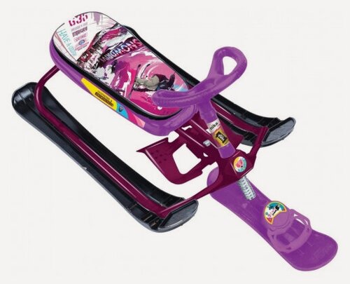 Изображение товара Снегокат Nika Кросс (Slalom) сиреневый каркас