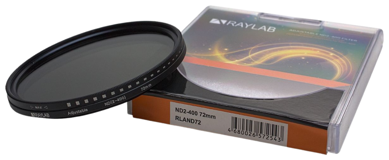 Фильтр нейтральный RayLab ND2-400 72mm