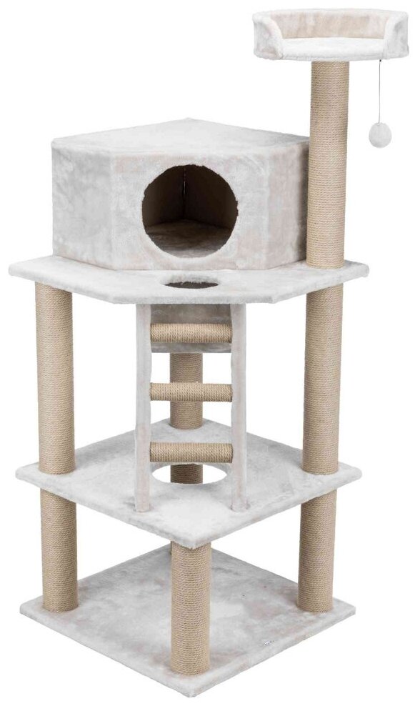 Игровой комплекс для кошек Trixie Marlena, 60*60*151 см, светло-серый