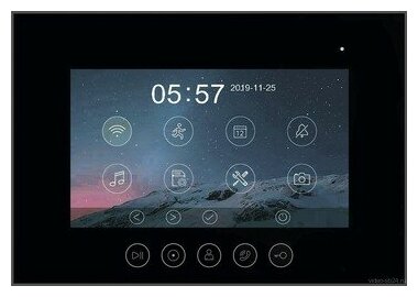 Видеодомофон Tantos Marilyn HD Wi-Fi s (black) Монитор с поддержкой форматов 1080p
