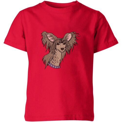 Футболка Us Basic, размер 8, красный мужская футболка китайская хохлатая собака m серый меланж