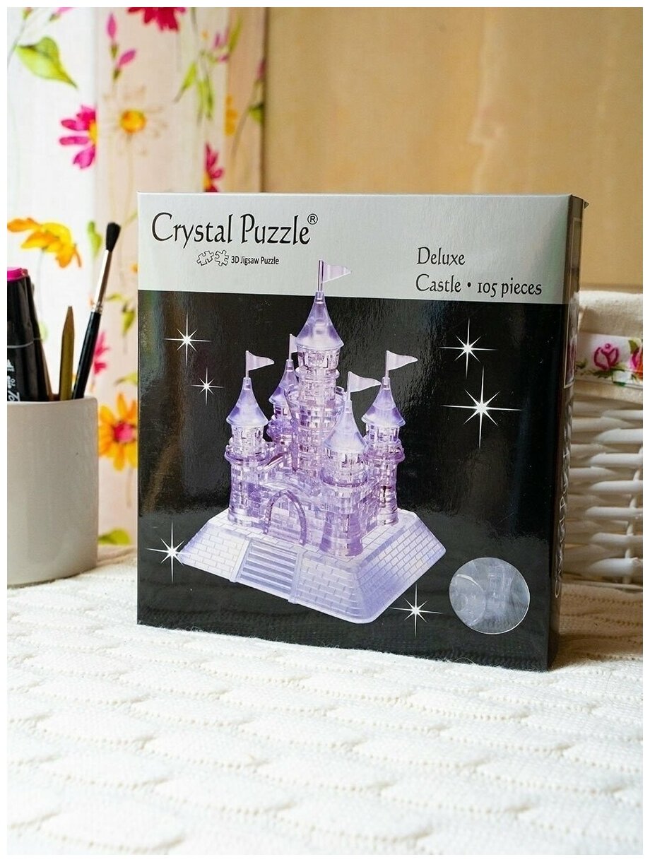 Головоломка 3D Crystal Puzzle Замок цвет: прозрачный - фото №18
