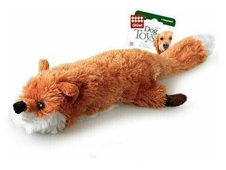 Игрушка для собак Dog Toys лиса С бутылкой И С пищалкой 63 СМ - фотография № 13