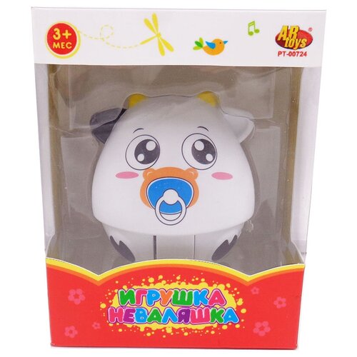 Игрушка для малышей Неваляшка Теленок, на батарейках, с эффектами, PT-00724