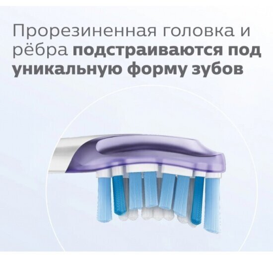 Набор насадок Philips Sonicare G3 HX9052/17 для ирригатора и звуковой щетки, белый, 2 шт. - фотография № 10