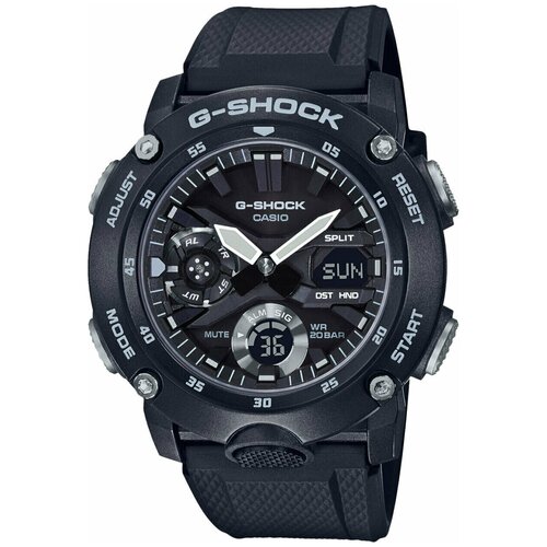 Наручные часы CASIO G-Shock GA-2000S-1AER, черный наручные часы casio ga 900vb 1aer