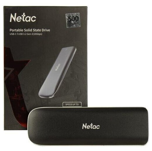 Внешний SSD Netac ZX 500Gb (NT01ZX-500G-32BK) - фото №15