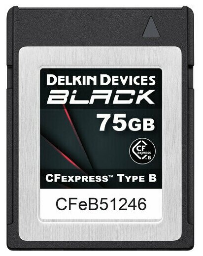 Карта памяти Delkin Devices Black CFexpress Type B 75GB