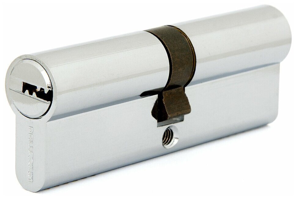 Цилиндр Palladium 90, 45x45 мм, ключ/ключ, цвет хром - фото №4
