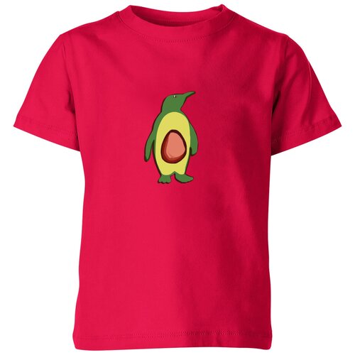 Футболка Us Basic, размер 4, розовый детская футболка пингвин авокадо 128 красный