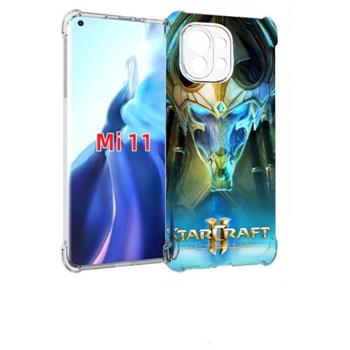 Чехол MyPads StarCraft II Legacy of the Void для Xiaomi Mi 11 (экран 6.81) задняя-панель-накладка-бампер