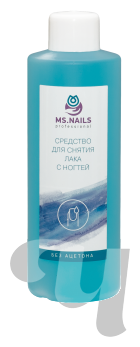 MS NAILS Средство для снятия лака с ногтей без ацетона 1000 мл