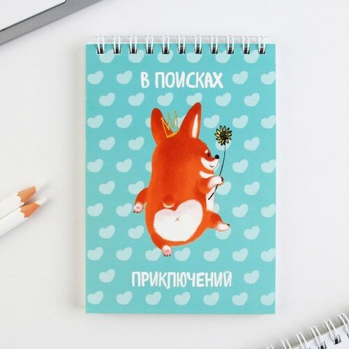 ArtFox Скетчбук А6, 40 л. 100 г/м "Корги"