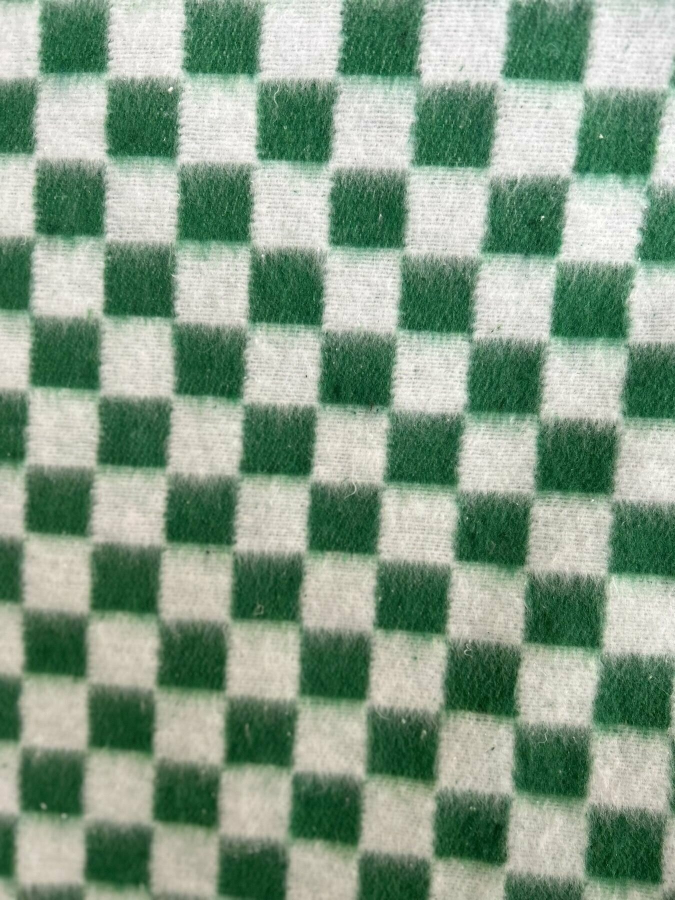 Одеяло байковое хлопковое 140х205 зеленое - фотография № 6