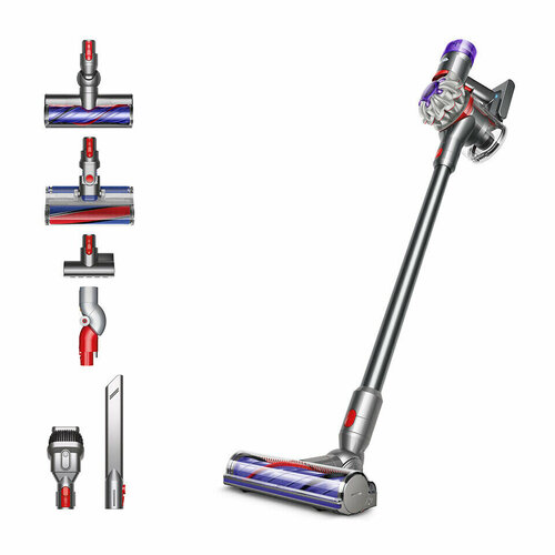 Пылесос Dyson V8 Absolute (SV25) UK, silver/nickel пылесос ручной handstick dyson v8 absolute sv25 silver nickel