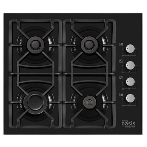 Встраиваемая варочная поверхность OASIS P-GB FN черный 1331400₽