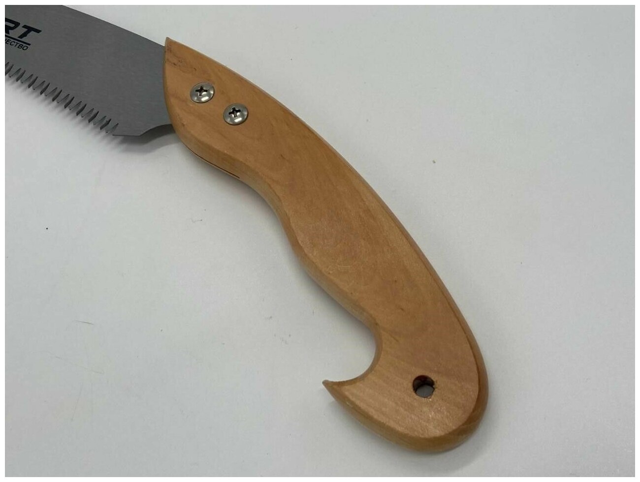 Ножовка садовая с деревянной рукоятью 330мм - фотография № 6