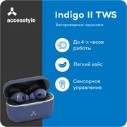 Беспроводные наушники Accesstyle Indigo II TWS Blue