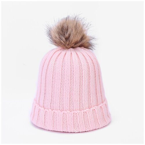 Шапка , размер 56-59, розовый шапка landre размер 56 59 желтый розовый