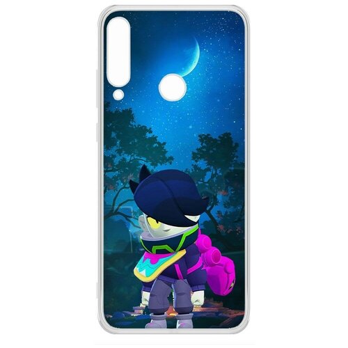 Силиконовый чехол / накладка Krutoff Clear Case Brawl Stars-Орочи Эдгар для Huawei Y6P чехол накладка krutoff clear case brawl stars орочи эдгар для huawei nova 11 pro