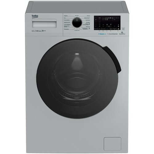 Стиральная машина Beko WSPE6H616S, 6.5 кг, 15 программ, инверторный мотор — купить, цена, характеристики