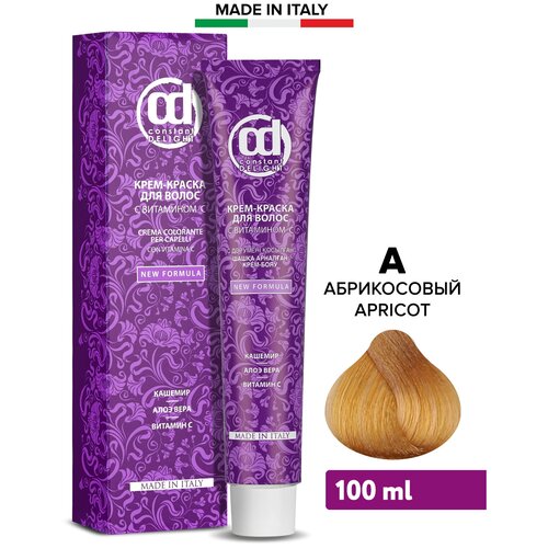 Constant Delight Colorante Per Capelli Крем-краска для волос с витамином С, абрикосовый, 100 мл