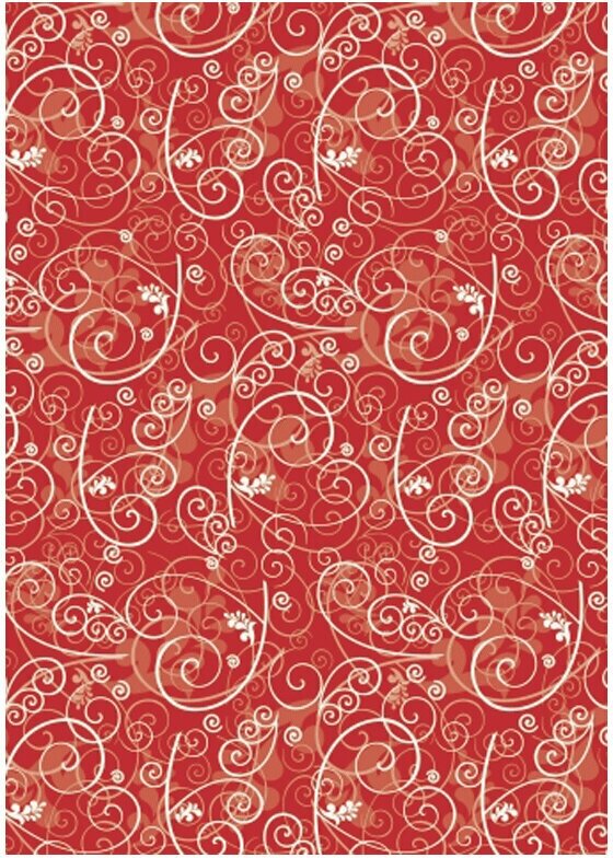 Набор бумаги крепированной Brunnen Heyda, 50 х 70 см, 20 гр, 5 листов, односторонняя Красный