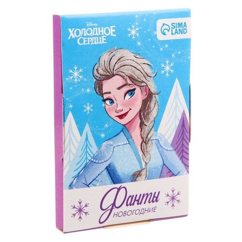 Игра Фанты Новогодние, Холодное сердце, 9,3х8,8х1 см карточная игра disney фанты холодное сердце