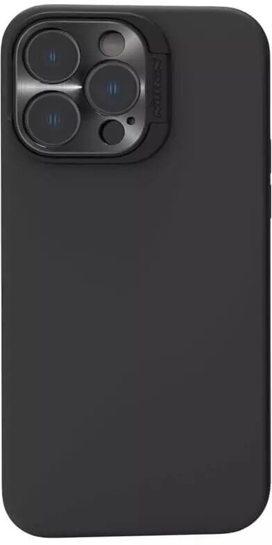 Чехол для телефона iPhone 14 Pro Max Nillkin LensWing Magnetic Case MagSafe черный силиконовый с защитой камеры и подставкой