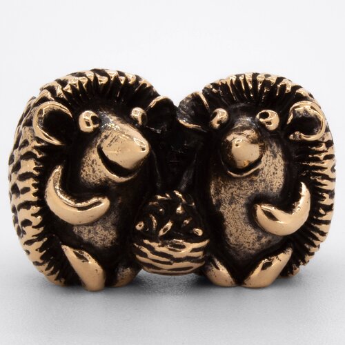 Пара ежей Фигурка Статуэтка Сувенир Бронза