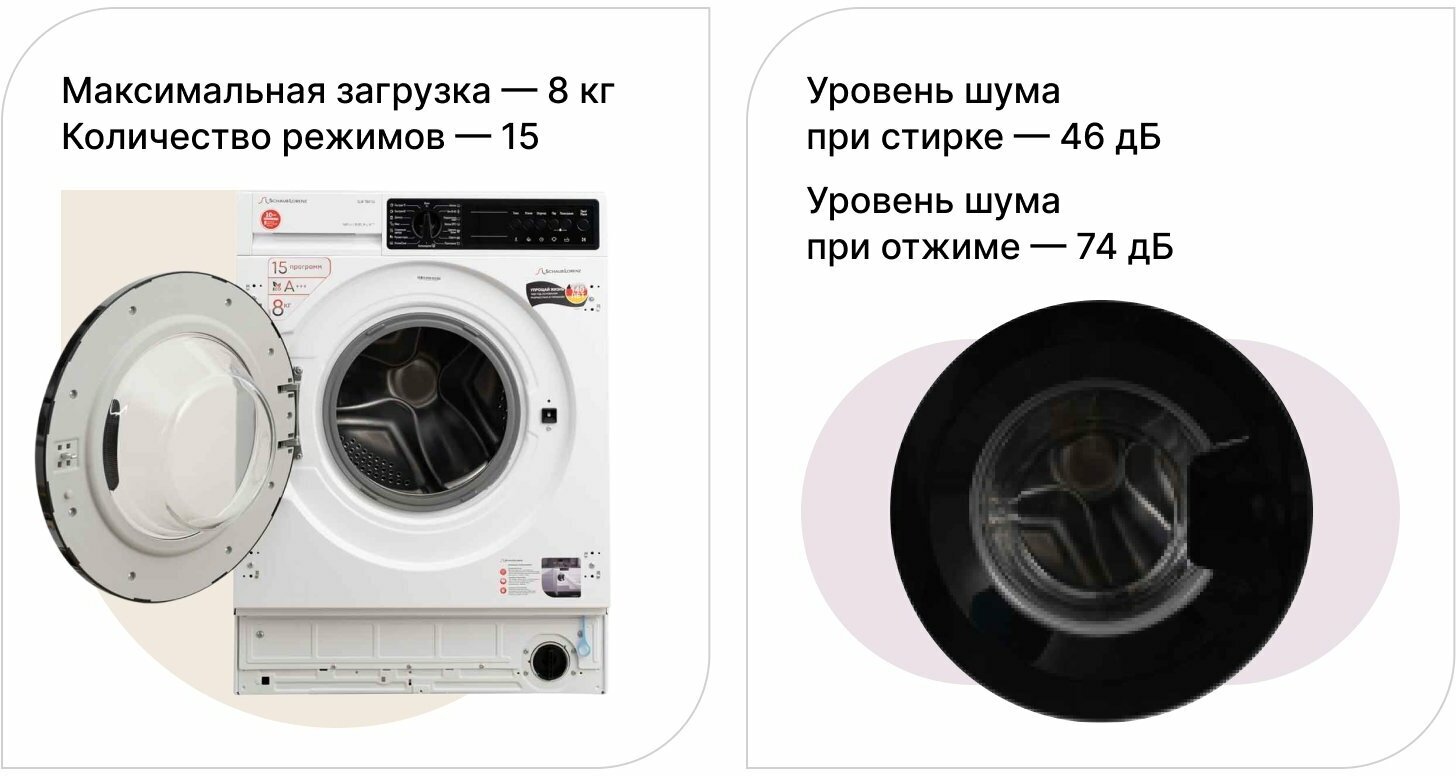 Стиральная машина Schaub Lorenz SLW TB8134, белый/черный - фото №10