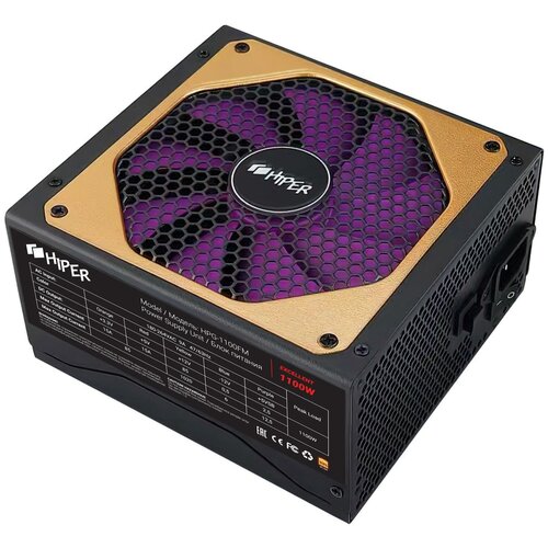 Блок питания 1100W HIPER HPG-1100FM