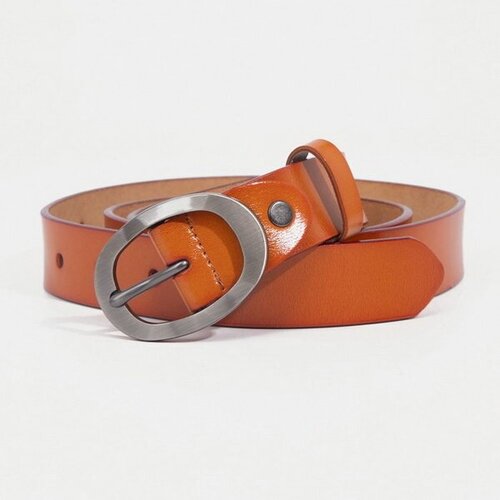 фото Ремень сима-ленд, размер 110, оранжевый сима-лэнд