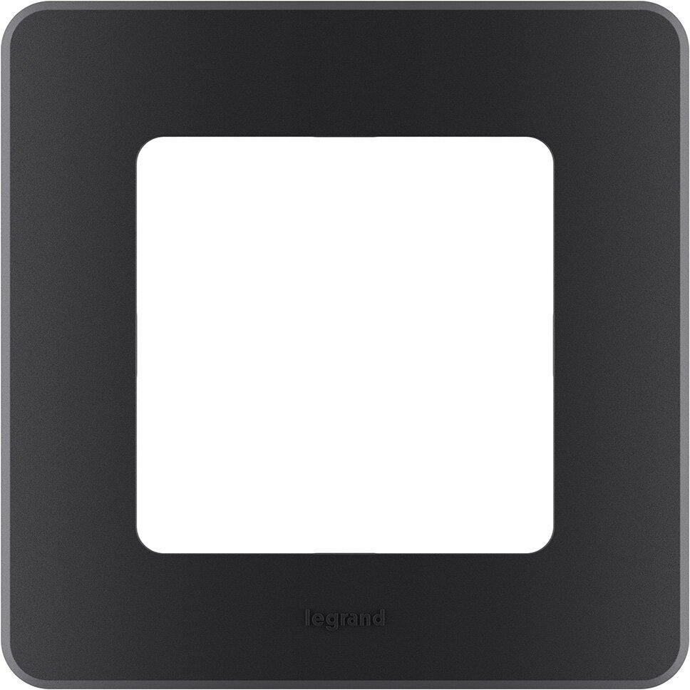 Рамка 1-местная Legrand серия Inspiria цвет антрацит Legrand 673933