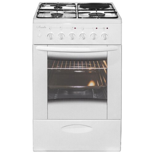 Плита Комбинированная Лысьва ЭГ 13г14 МС-2у белый стеклянная крышка 1906100₽