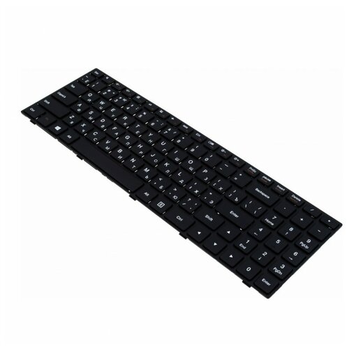 Клавиатура для ноутбука Lenovo IdeaPad 100 / IdeaPad 100-15 / IdeaPad 100-15IBY и др. (с рамкой / горизонтальный Enter) черный клавиатура keyboard для ноутбука lenovo ideapad 100 100 15iby b50 10 черная с рамкой гор enter [zeepdeep] 5n20j30715