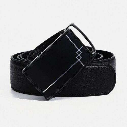 фото Ремень для мужчин, длина 110 см., черный сима-ленд