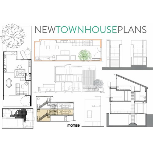 Autores Varios. New Townhouse Plans. -