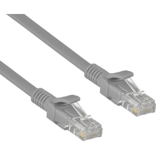 Патч-корд Exegate UTP-5e-15M-GY, UTP, cat.5e, 15м, серый 2 pieces ip camera rj45 ethernet cable 5m 10m 15m 20m 30m dc 12v power supply network lan cat5 cat 5e rj45 cord for ip camera