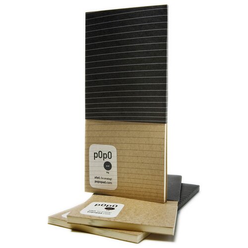 Карманный блокнот со сшитыми на нитку листами и дизайнерской линовкой