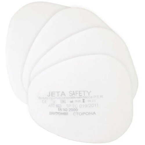 Фильтр противоаэрозольный Jeta Safety класса P3 R, 6023 в упаковке 4 шт корпус воздушнего фильтра 168 с фильтром фильтр губка 131044