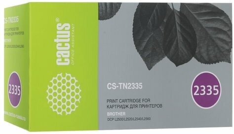 Картридж CACTUS совместимый с Brother TN-2335 (1200 страниц) черный (CS-TN2335)