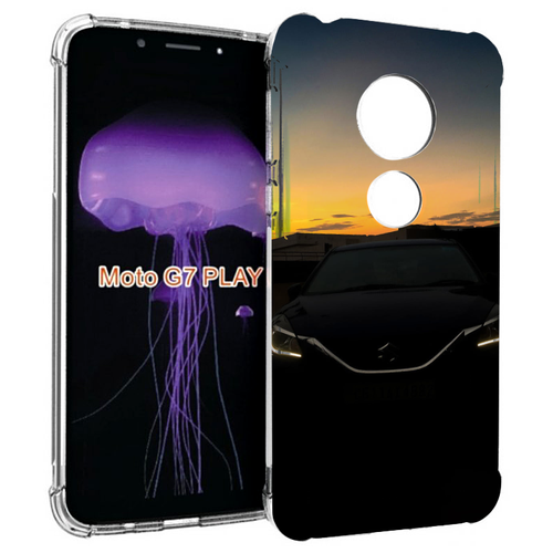 Чехол MyPads suzuki 2 сузуки мужской для Motorola Moto G7 Play задняя-панель-накладка-бампер