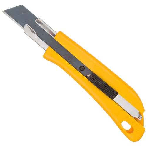 Нож OLFA 18 мм с выдвижным лезвием, 10 шт лезвий в комп. (OL-BN-AL/BB/10BB) olfa нож с выдвижным лезвием 18мм с автофиксатором в комплекте с лезвиями 10 шт ol bn al bb 10bb